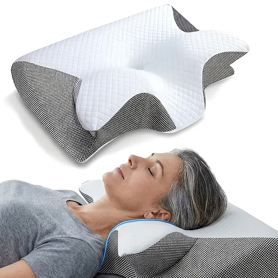 Ergonomic Cervical Memory Foam Neck Pillow