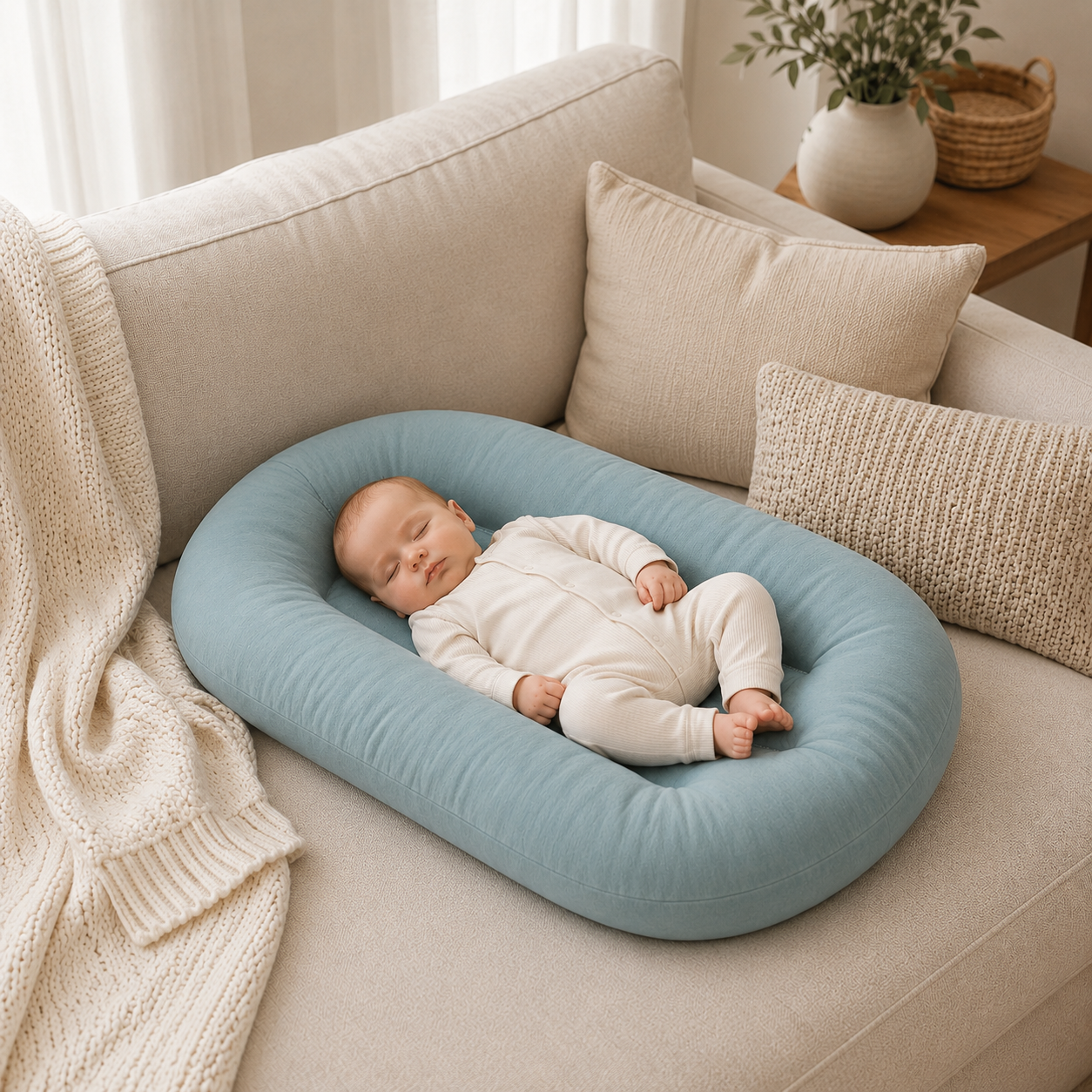 Ergonomic Infant Nest Lounger