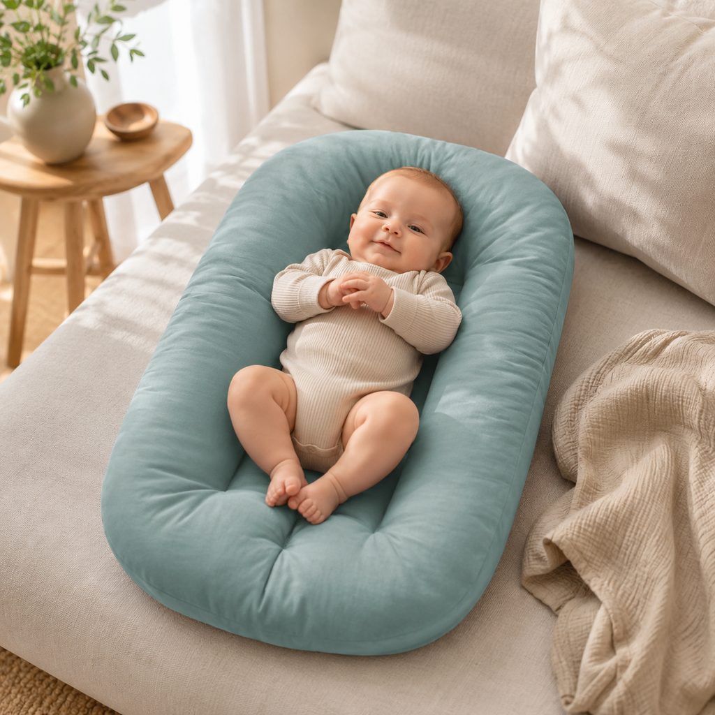 Ergonomic Infant Nest Lounger