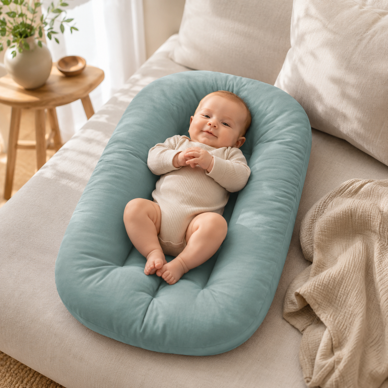 Ergonomic Infant Nest Lounger