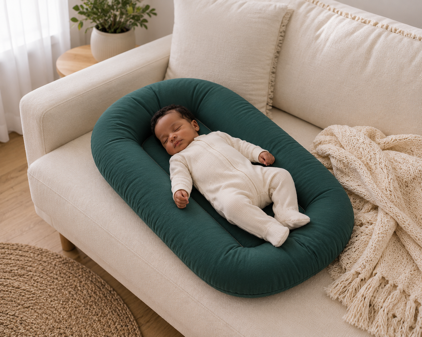 Ergonomic Infant Nest Lounger